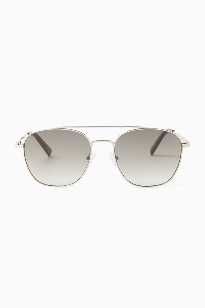 

Metaphor Round Sunglasses, Gold