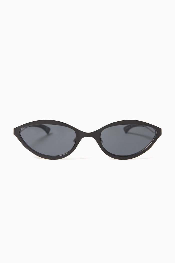

Glitch Cat-eye Sunglasses, Black