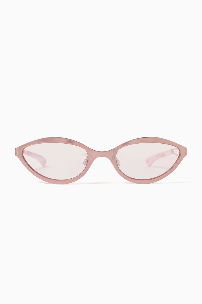 

Glitch Cat-eye Sunglasses, Pink