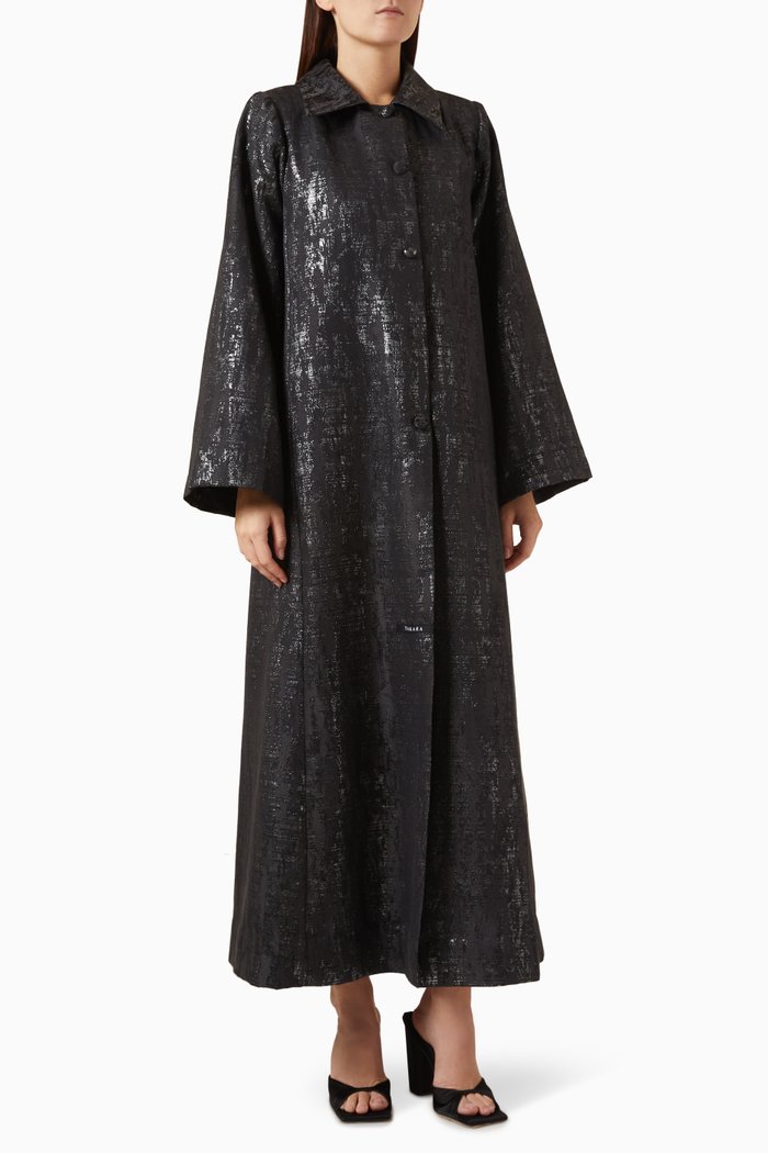 

Bella Abaya in Jacquard, Black