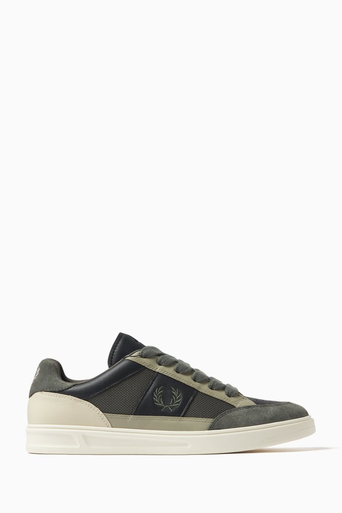 

B440 Sneakers in Suede and Leather, Green