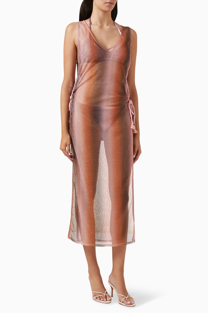 

Joy Lace Cover-up Dress, Purple