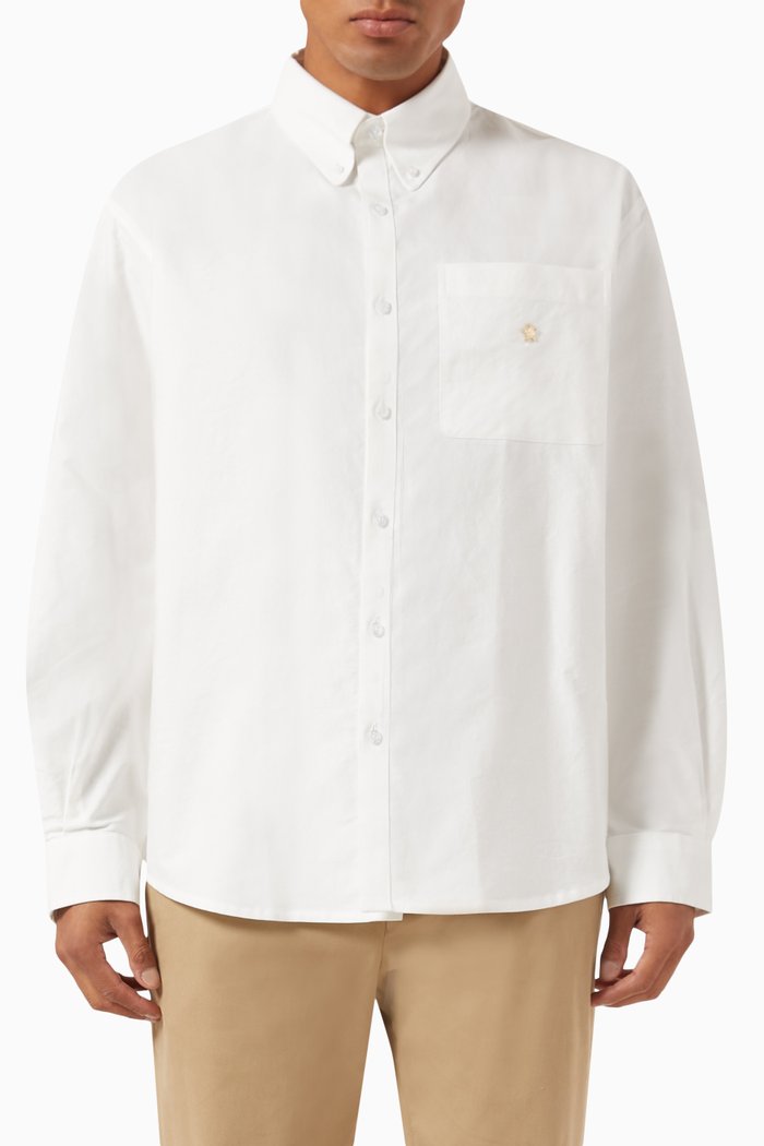 Oxford Shirt in Cotton, White