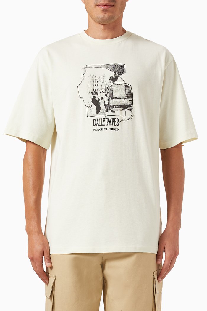 

Place Of Origin T-shirt in Cotton-jersey, Neutral