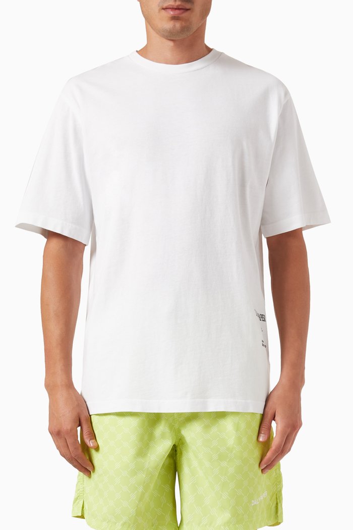

Metronome T-shirt in Cotton-jersey, White