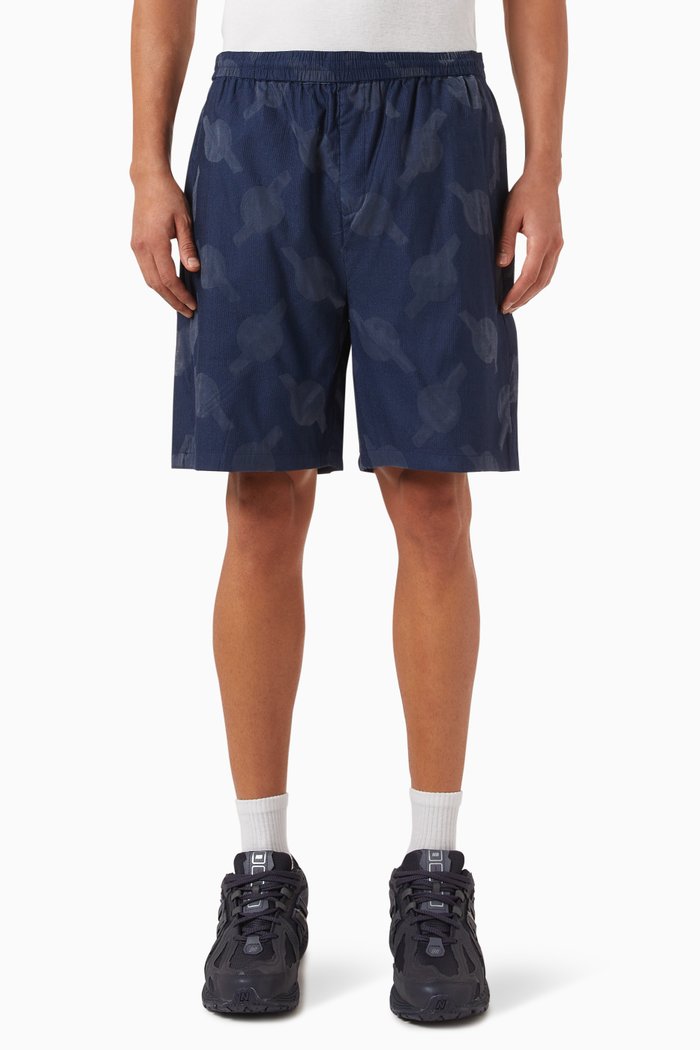 

Salim Shorts in Viscose-blend, Blue