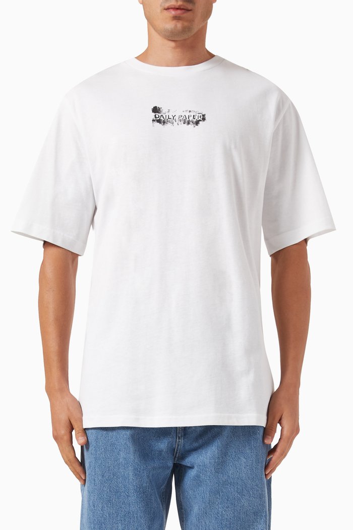 

Scratch Logo T-shirt in Cotton-jersey, White