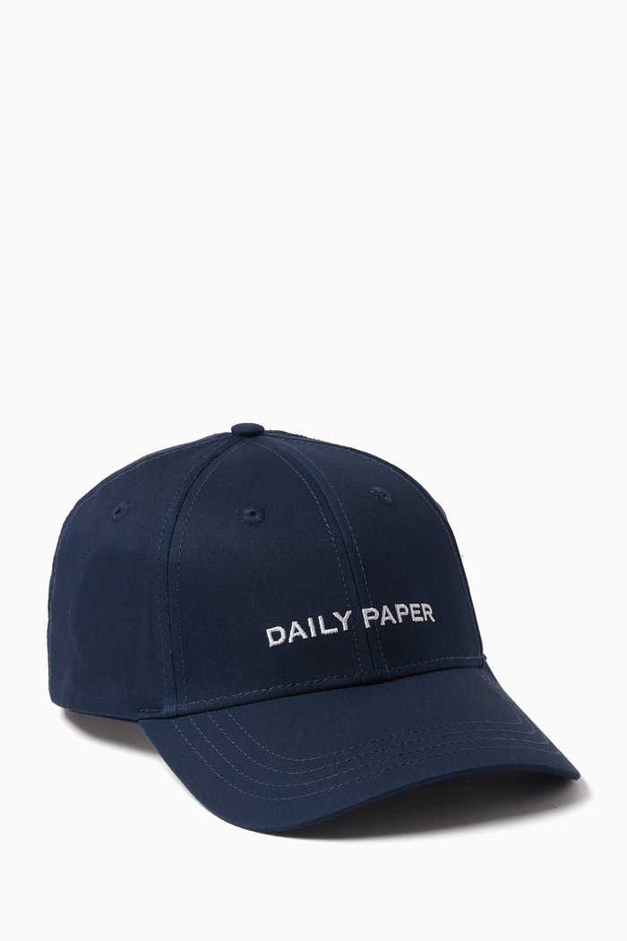 

Logotype Cap in Cotton, Blue