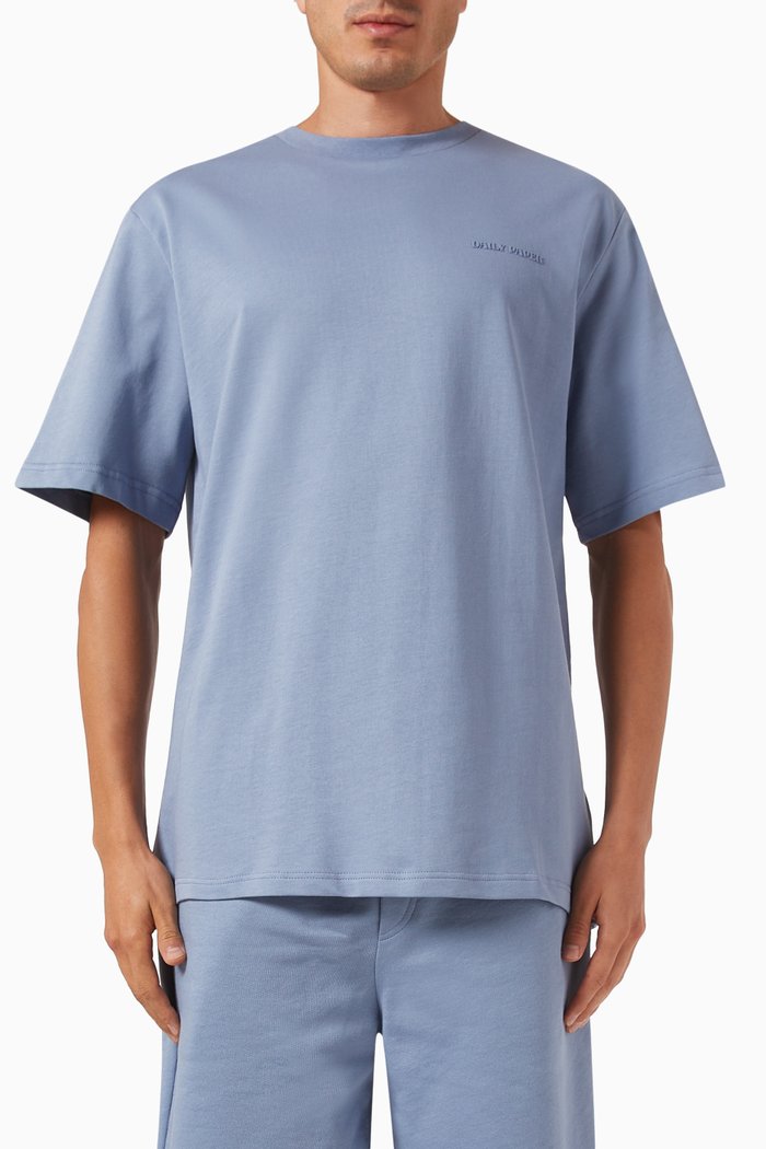 

R-type T-shirt in Cotton-jersey, Blue