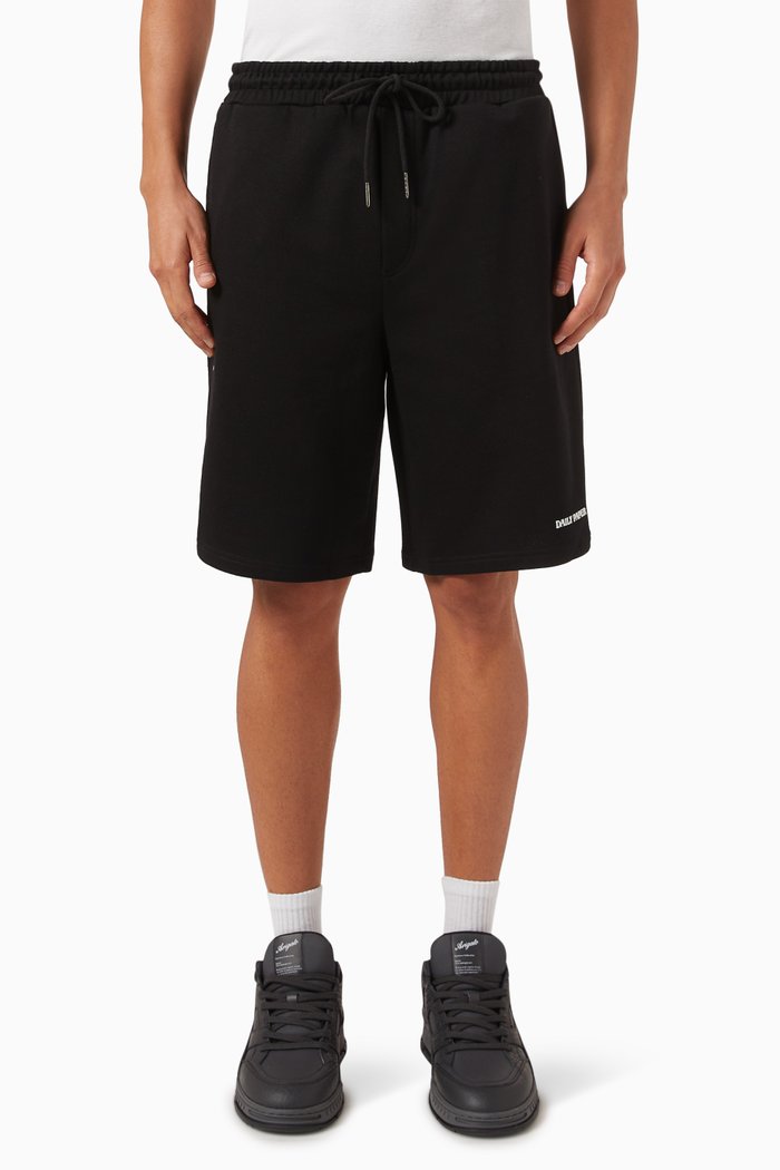 

R-type Shorts in Cotton, Black