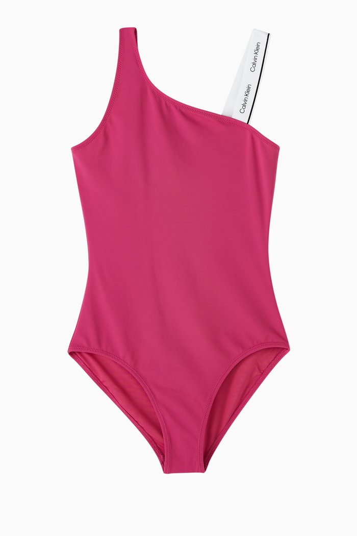 Meta Legacy Swimsuit in Recycled-nylon Stretch, Purple
