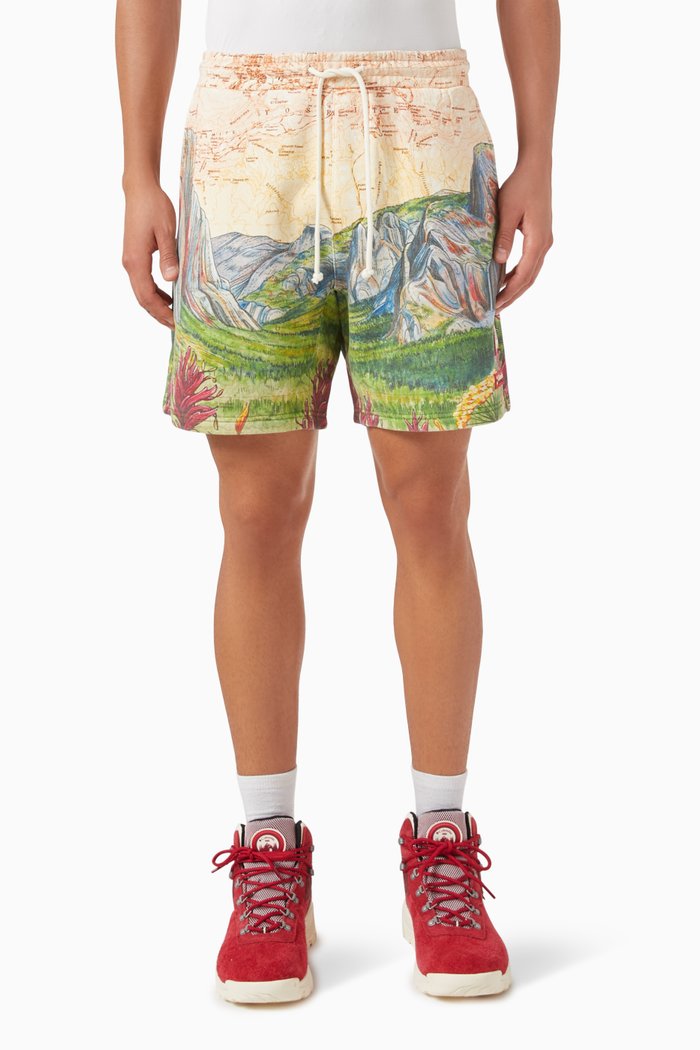 x Columbia Yosemite Shorts in Fleece, Multicolour