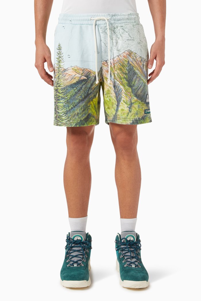 

x Columbia Big Sur Shorts in Fleece, Multicolour