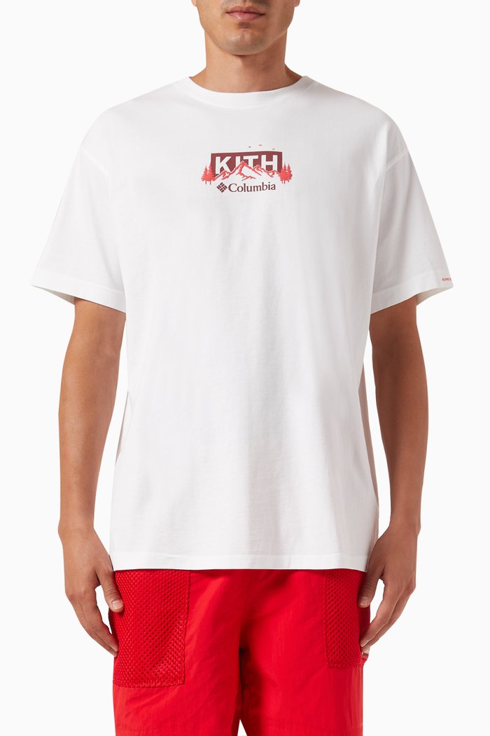 

x Columbia Landscape Classic Logo T-shirt in Cotton, Multicolour