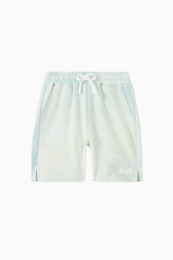 

Tie-dye Classic Shorts in Cotton, Blue