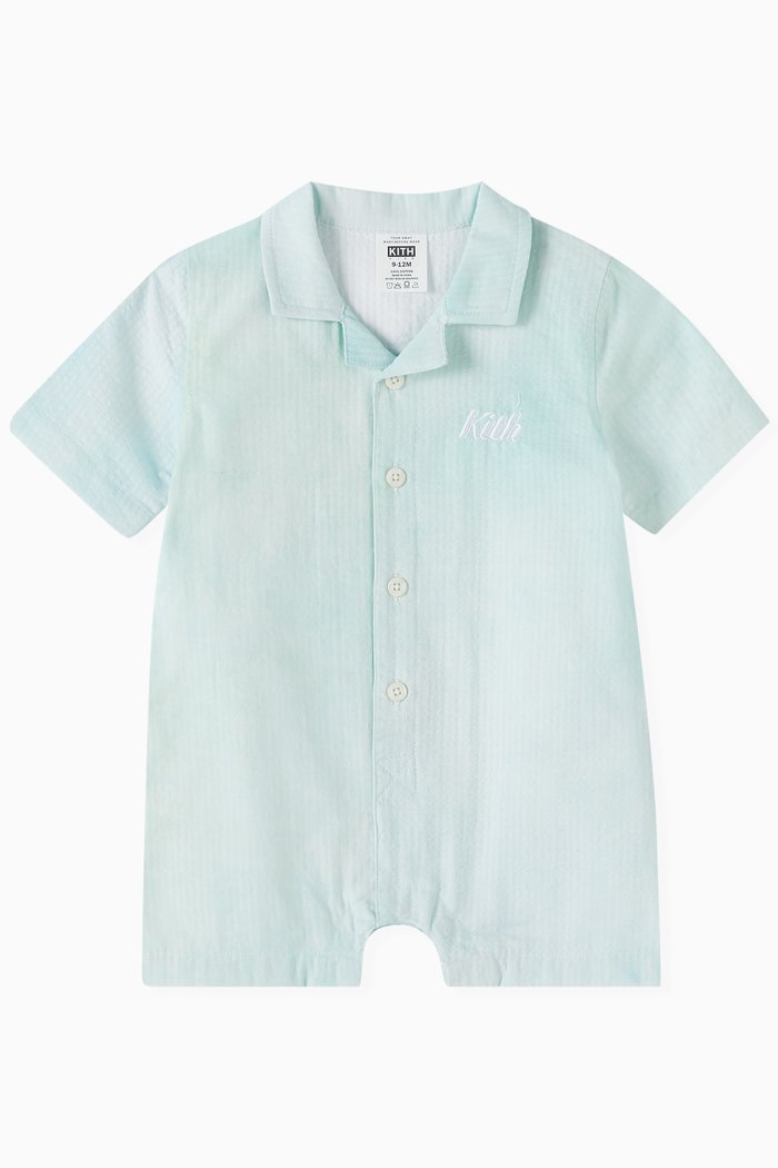 

Tie Dye Camp Shortall in Cotton, Blue