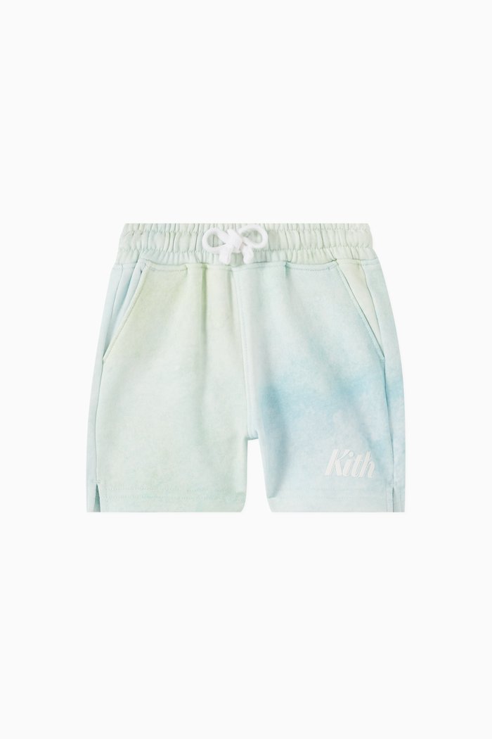 Baby Tie-dye Classic Shorts in Cotton, Blue