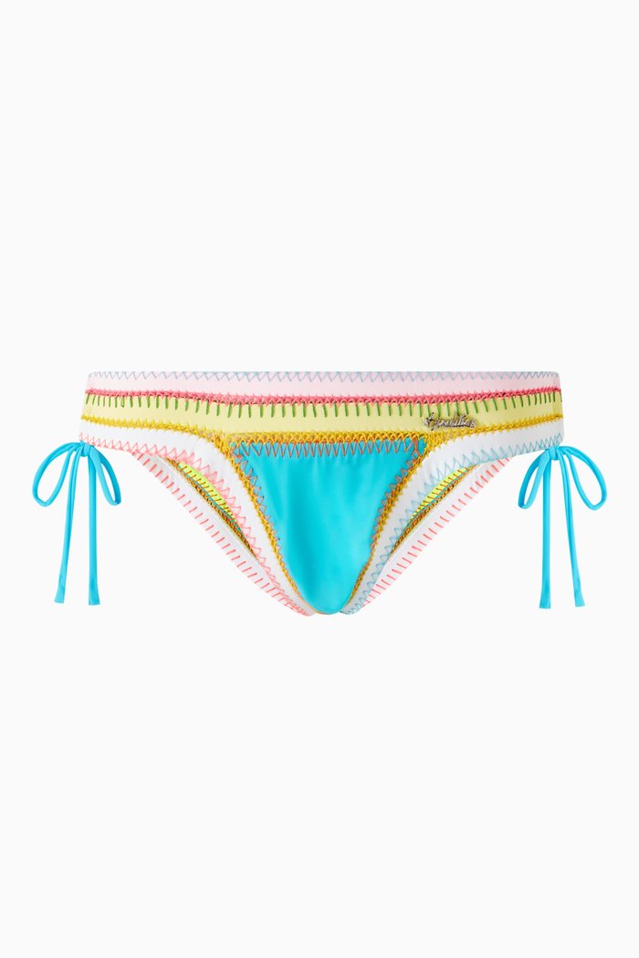 

Baia Bikini Briefs in Italian Lycra, Blue