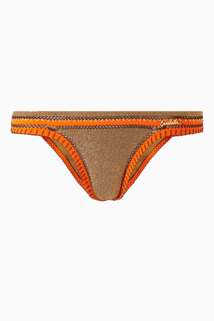 Lumiere Tri Star Bikini Briefs, Gold