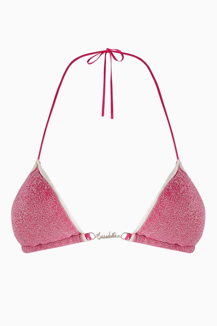 

Rose Tini Kini 2.0 Bikini Top in Lycra, Pink