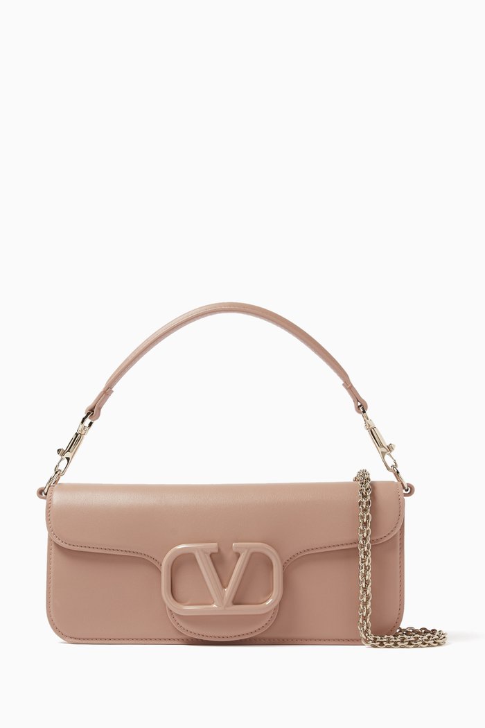 

Valentino Garavani Shoulder Bag in Calfskin, Pink