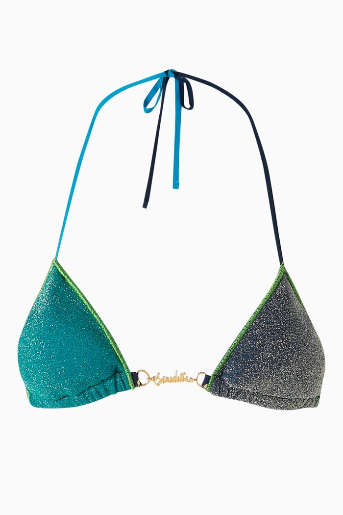 

Waves Tini Kini 2.0 Bikini Top in Lycra, Green