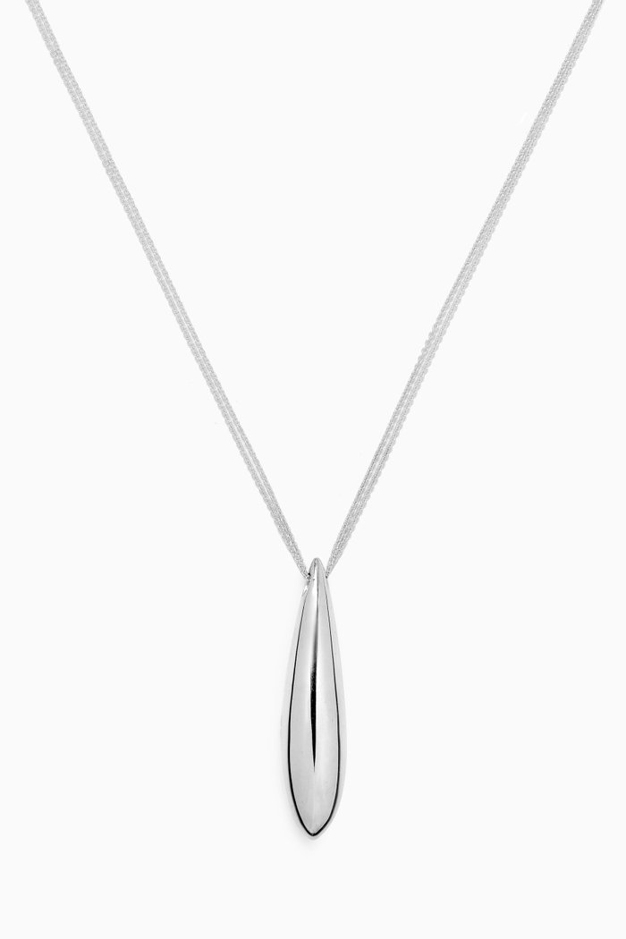 

Double Chain Audrey Pendant in Sterling Silver