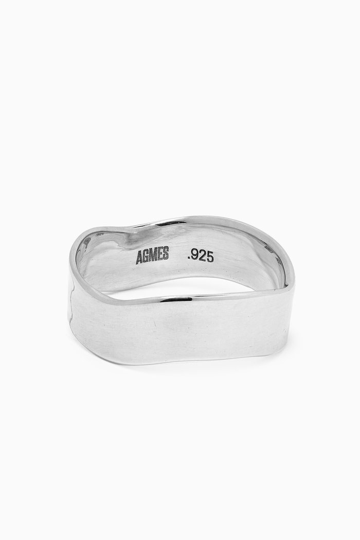 Double Wave Ring in Sterling Silver
