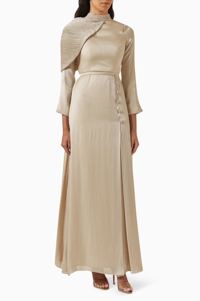 

Pilates Shawl Maxi Dress, Neutral