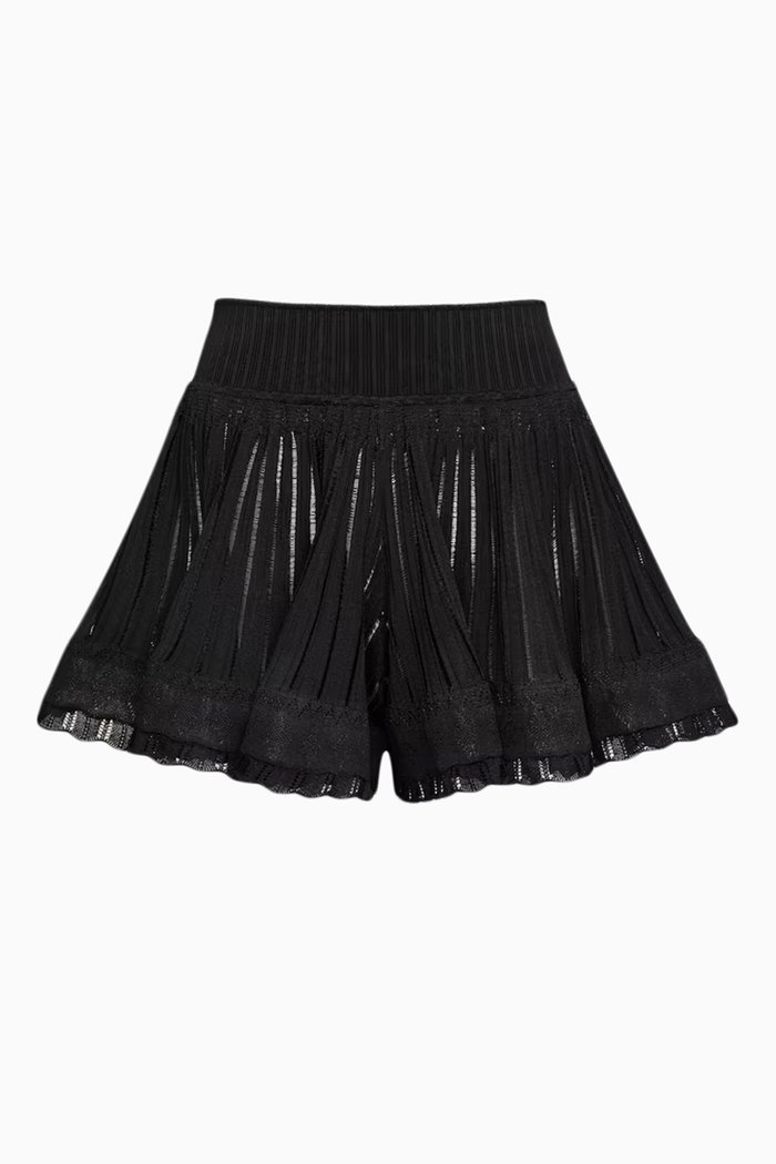 

Shorts in Shiny Crinoline, Black
