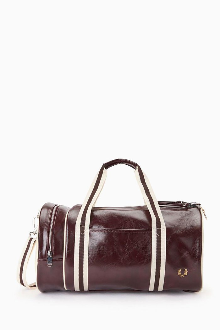

Classic Barrel Bag in Coated Polyester, Red