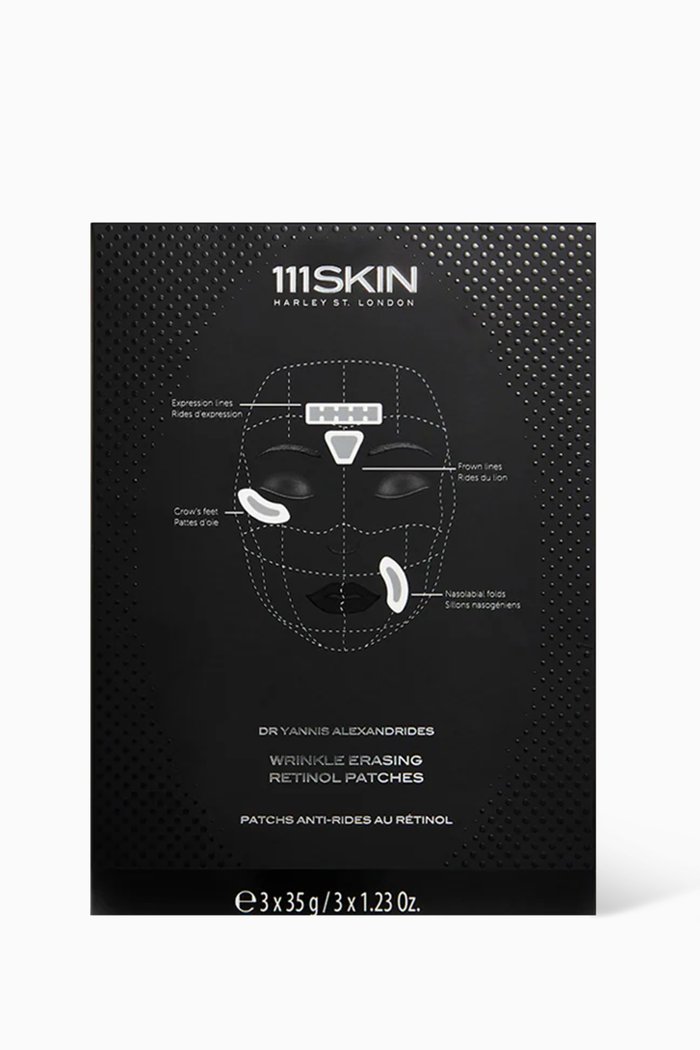 

Wrinkle Erasing Retinol Patches, 3 x 35g, Colourless