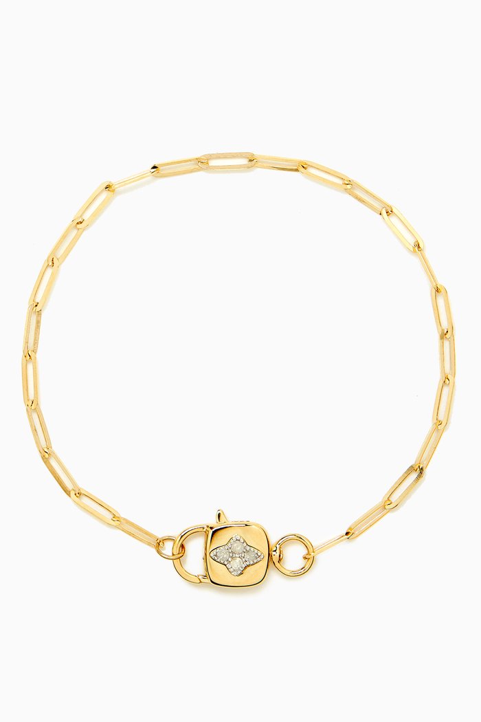 

Louise Chain Bracelet in 9kt Gold, Yellow