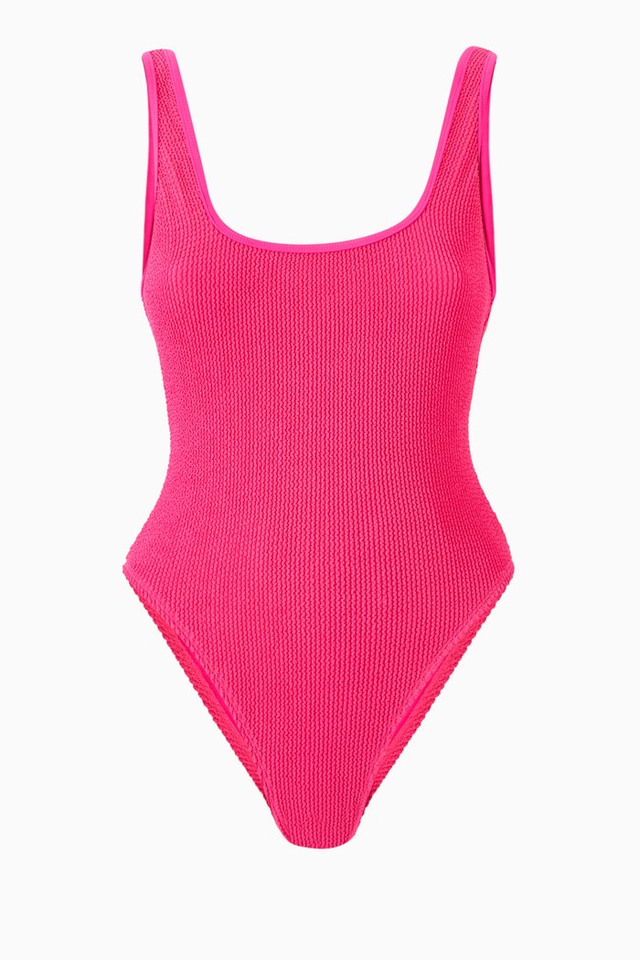

Always Fits High-Leg One-piece Swimsuit, Pink