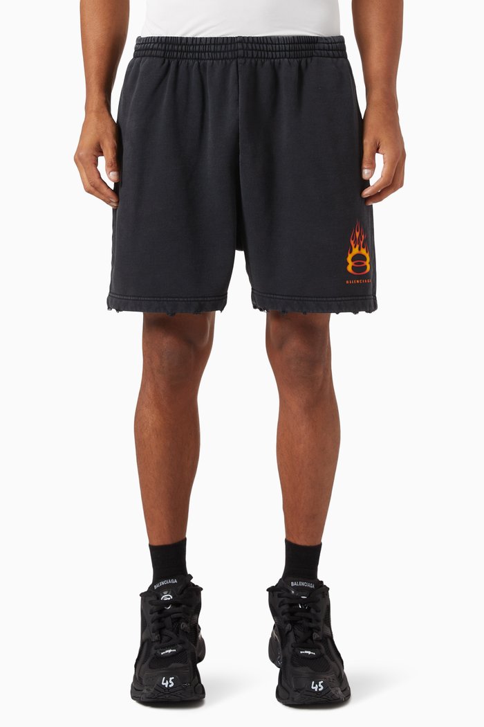 

Sweat Shorts in Archetype-fleece, Black