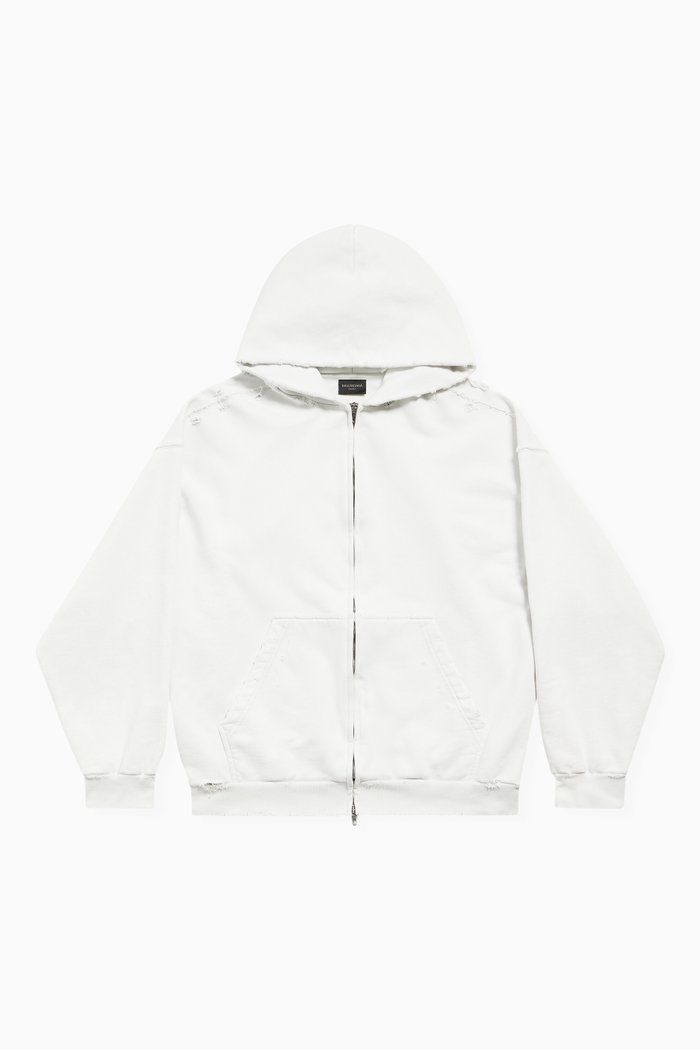 

Unisex Not Been Done Zip-Up Hoodie in Archetype fleece, White