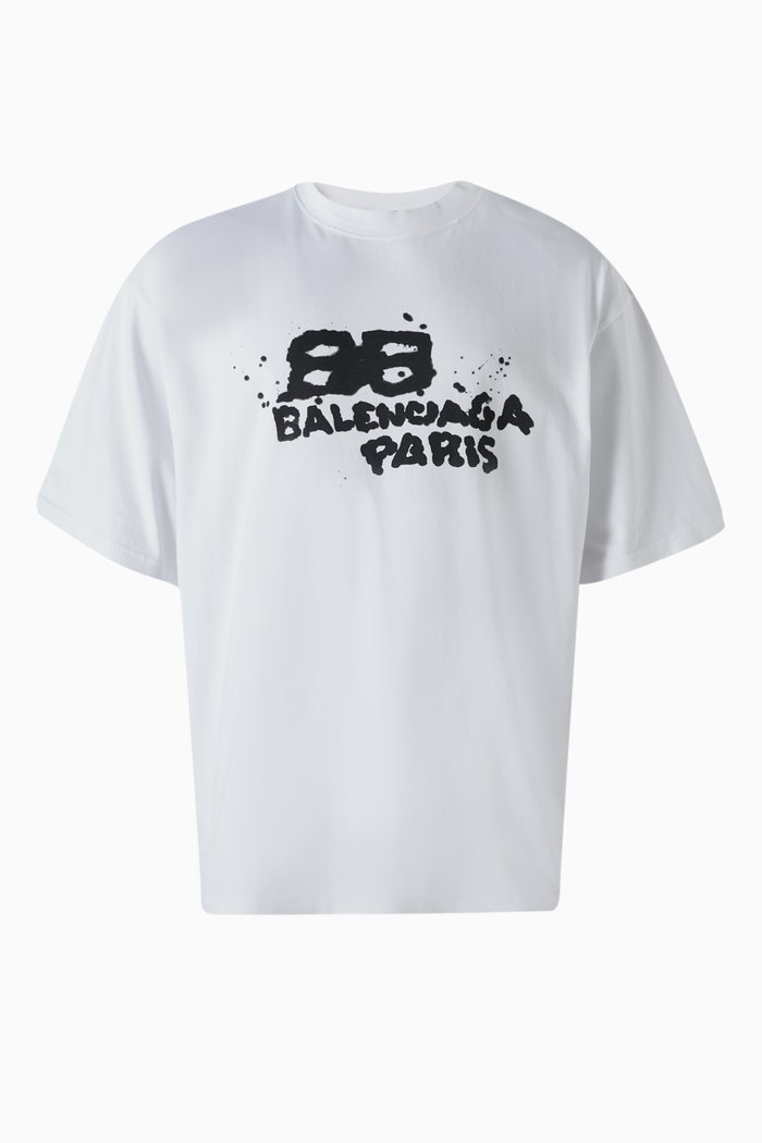 

Unisex Logo-print T-shirt in Cotton, White