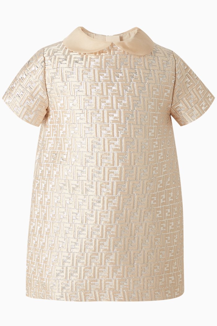 

All-over Monogram Dress, Neutral