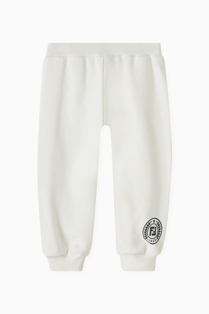 

Logo Sweatpants in Cotton, White
