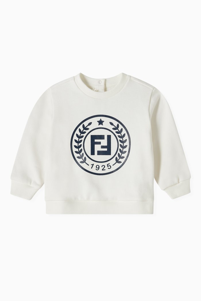 

Logo Sweatshirt in Cotton, White