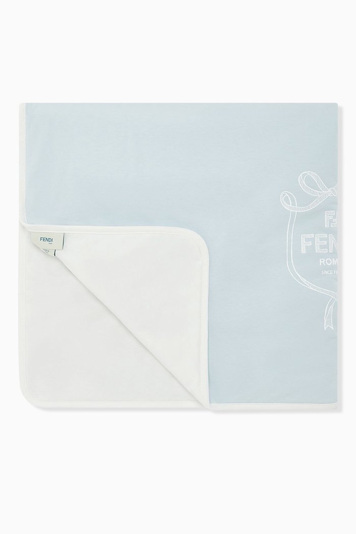 

Fendi Emblem Blanket, Blue
