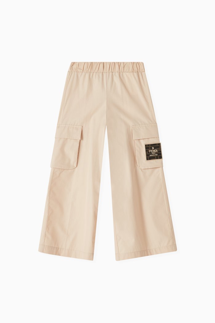 

Cargo Pants in Cotton Blend, Neutral