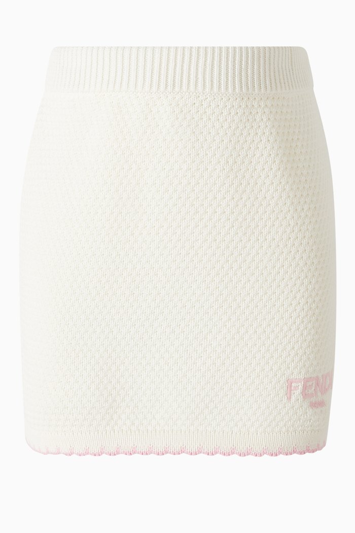 

Crochet Skirt, White