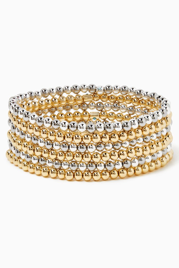 

Baby Bubble Bunch Bracelet in Gold &. Silver-tone Metal, Multicolour