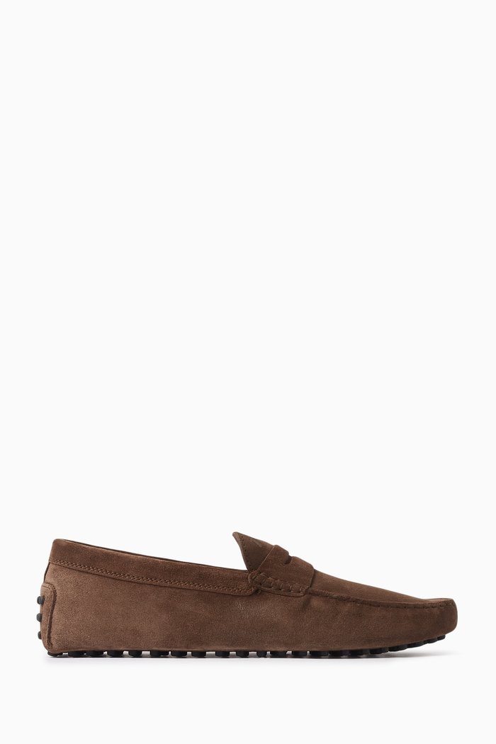 

Gommino Loafers in Suede, Brown