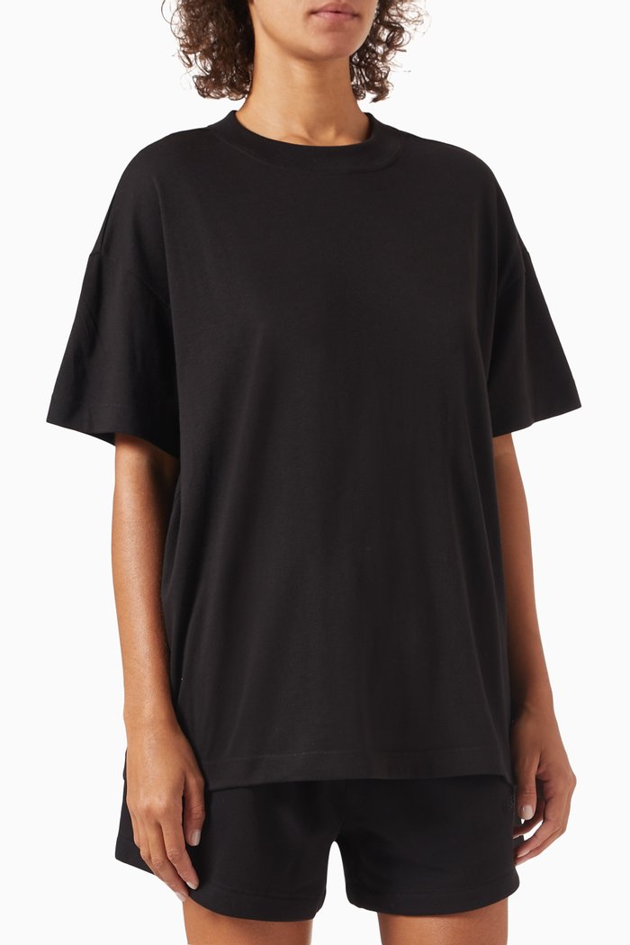 

Essentials T-shirt in Cotton Blend, Black