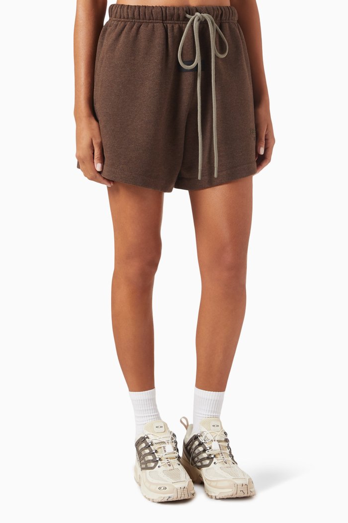 

Essentials Sweatshorts in Cotton Blend, Grey