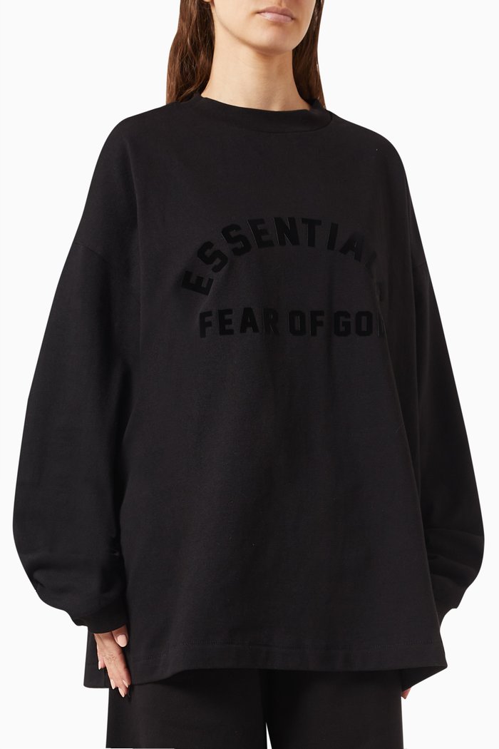 

Logo T-shirt in Cotton, Black