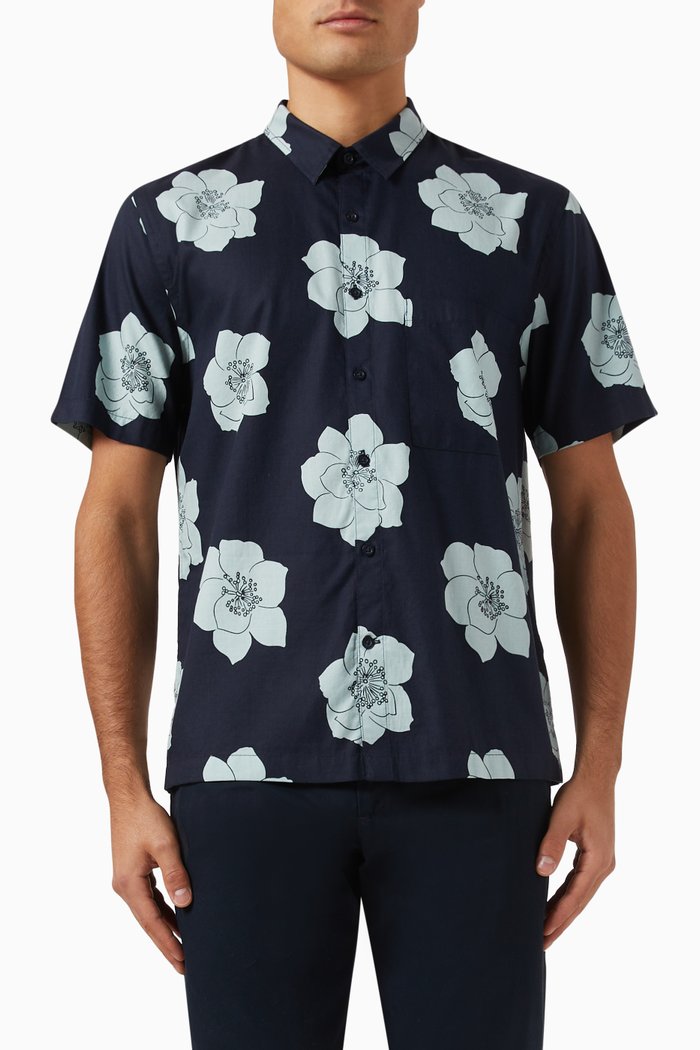 

Apple Blossom Shirt in Cotton-blend, Multicolour
