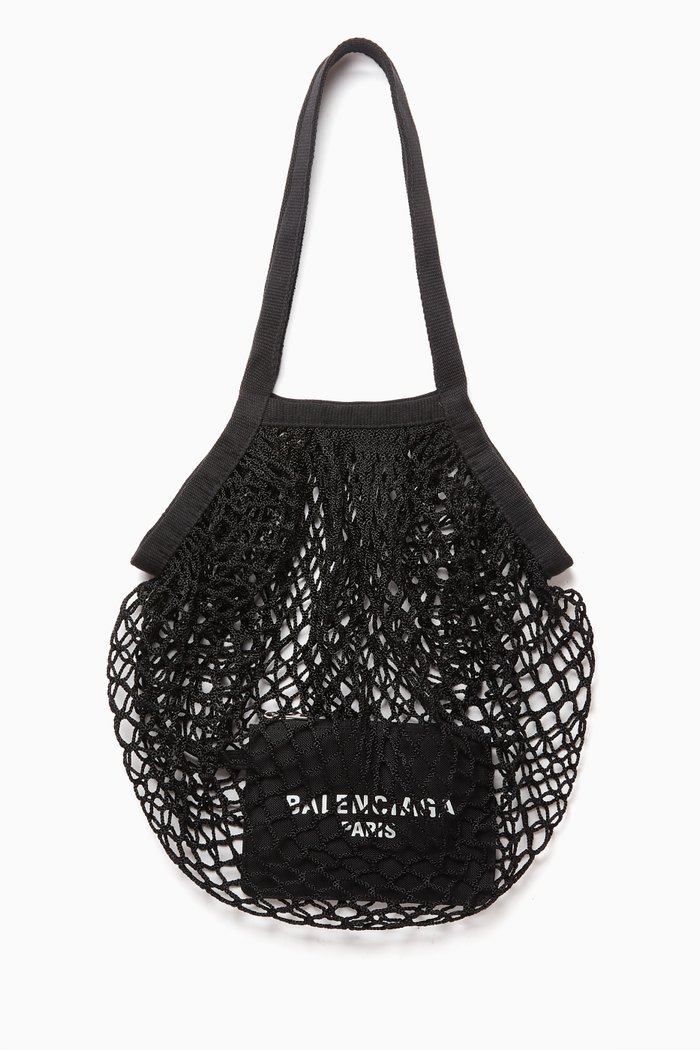 Medium 24/7 Carryall Bag in Nylon Fishnet, Black